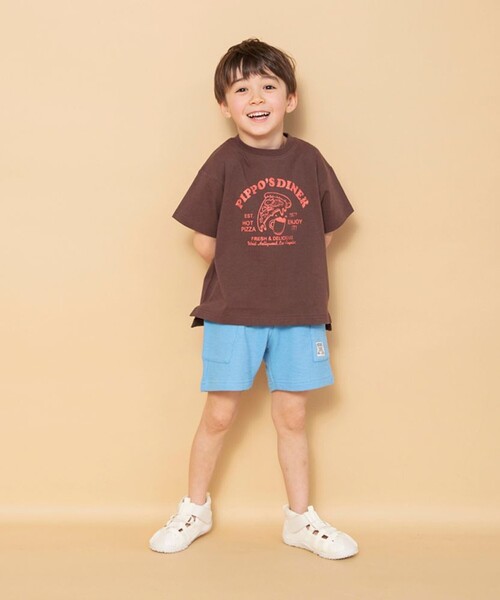 BRANSHES（ブランシェス）の「【WEB限定】やわらか/パイルハーフパンツ（その他パンツ・キッズ・ピンク/ライトグリーン/ネイビー/チャコールグレー/ブルー・100/130/110/120/140/150/90）」の6枚目の写真