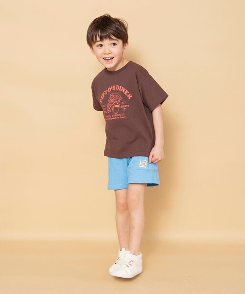 BRANSHES（ブランシェス）の「【WEB限定】やわらか/パイルハーフパンツ（その他パンツ・キッズ・ピンク/ライトグリーン/ネイビー/チャコールグレー/ブルー・100/130/110/120/140/150/90）」の7枚目の写真