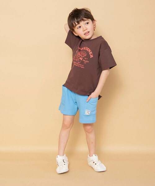 BRANSHES（ブランシェス）の「【WEB限定】やわらか/パイルハーフパンツ（その他パンツ・キッズ・ピンク/ライトグリーン/ネイビー/チャコールグレー/ブルー・100/130/110/120/140/150/90）」の8枚目の写真