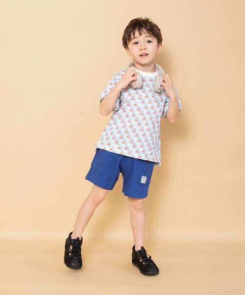 BRANSHES（ブランシェス）の「【WEB限定】やわらか/パイルハーフパンツ（その他パンツ・キッズ・ピンク/ライトグリーン/ネイビー/チャコールグレー/ブルー・100/130/110/120/140/150/90）」の16枚目の写真