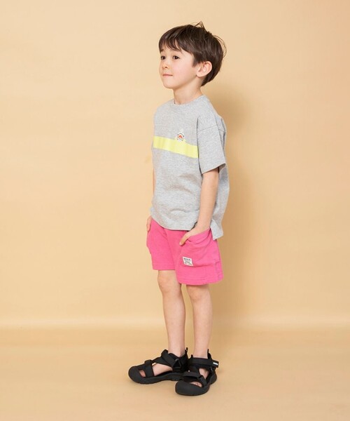 BRANSHES（ブランシェス）の「【WEB限定】やわらか/パイルハーフパンツ（その他パンツ・キッズ・ピンク/ライトグリーン/ネイビー/チャコールグレー/ブルー・100/130/110/120/140/150/90）」の22枚目の写真