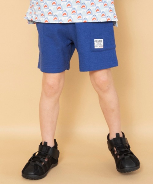 BRANSHES（ブランシェス）の「【WEB限定】やわらか/パイルハーフパンツ（その他パンツ・キッズ・ピンク/ライトグリーン/ネイビー/チャコールグレー/ブルー・100/130/110/120/140/150/90）」の4枚目の写真