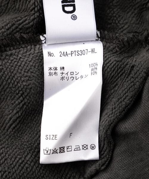 WHITELAND（ホワイトランド）の「WHITELAND/ホワイトランド/SWEAT SIDE ZIP SHORTS（スウェットパンツ・レディース・チャコールグレー・F）」の8枚目の写真