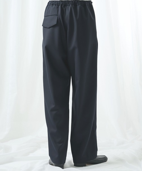 CULLNI（クルニ）の「【CULLNI/クルニ】別注 Gabardine Pin Tuck Pant（スラックス・メンズ・ブラック/カーキ/ネイビー・1/2）」の22枚目の写真