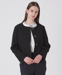 BLUE LABEL CRESTBRIDGE（ブルーレーベルクレストブリッジ）の「ストレッチダンガリーノーカラージャケット（ノーカラージャケット）」