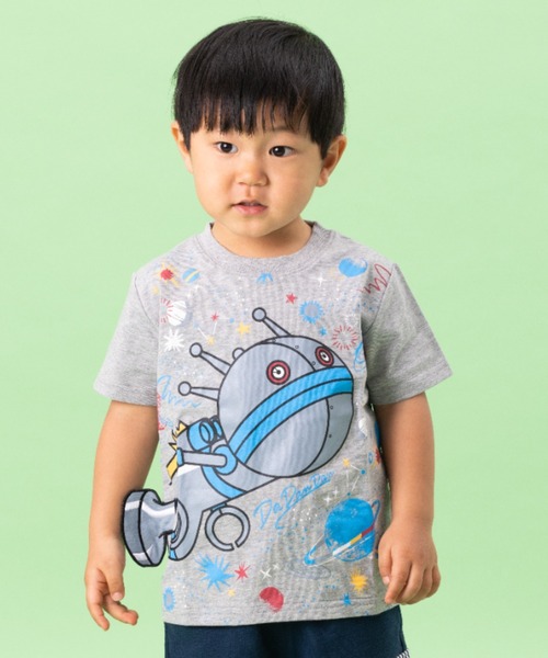 ANPANMAN KIDS COLLECTION(アンパンマンキッズコレクション)の「だだんだん足ぶらぶらTシャツ(Tシャツ/カットソー・キッズ・ブラック/杢グレー・120cm/110cm/100cm/90cm)」の2枚目の写真