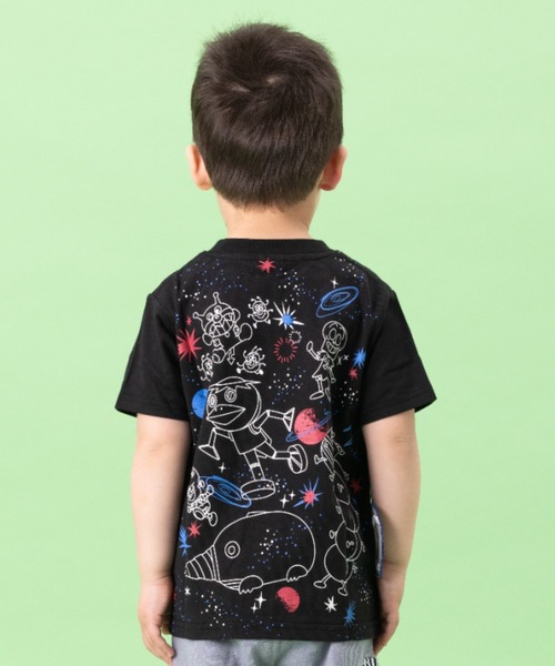 ANPANMAN KIDS COLLECTION(アンパンマンキッズコレクション)の「だだんだん足ぶらぶらTシャツ(Tシャツ/カットソー・キッズ・ブラック/杢グレー・120cm/110cm/100cm/90cm)」の3枚目の写真