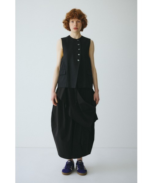 HeRIN.CYE（ヘリンドットサイ）の「Circle switch vest　　サークルスイッチベスト（ベスト・レディース・ブラック/オフホワイト・FREE）」の6枚目の写真