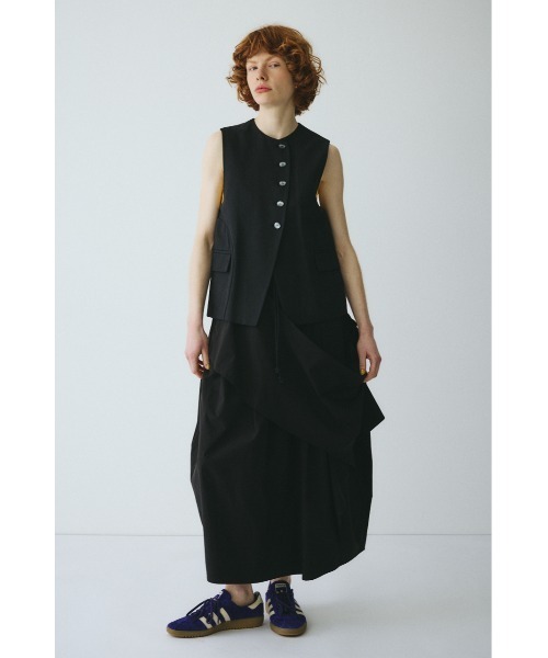 HeRIN.CYE（ヘリンドットサイ）の「Circle switch vest　　サークルスイッチベスト（ベスト・レディース・ブラック/オフホワイト・FREE）」の7枚目の写真