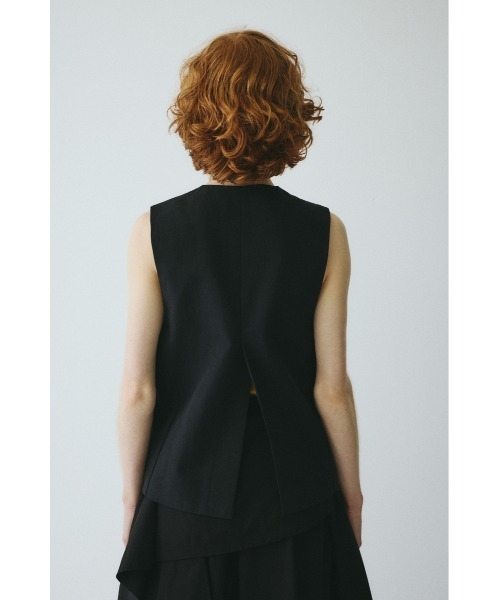 HeRIN.CYE（ヘリンドットサイ）の「Circle switch vest　　サークルスイッチベスト（ベスト・レディース・ブラック/オフホワイト・FREE）」の10枚目の写真