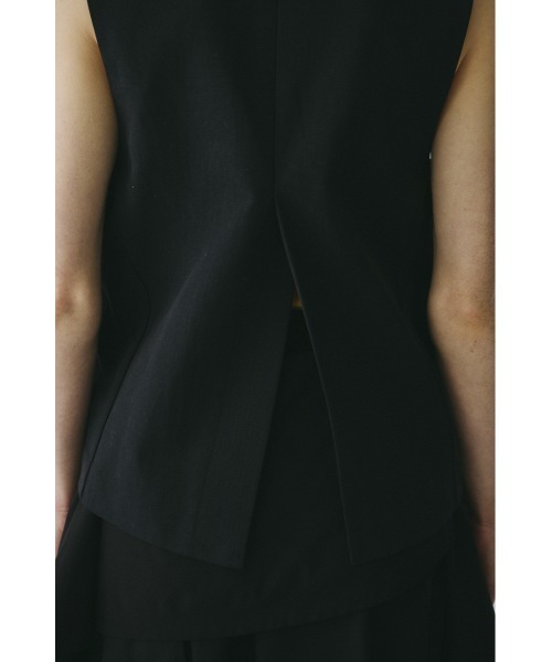 HeRIN.CYE（ヘリンドットサイ）の「Circle switch vest　　サークルスイッチベスト（ベスト・レディース・ブラック/オフホワイト・FREE）」の14枚目の写真