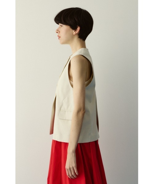HeRIN.CYE（ヘリンドットサイ）の「Circle switch vest　　サークルスイッチベスト（ベスト・レディース・ブラック/オフホワイト・FREE）」の19枚目の写真
