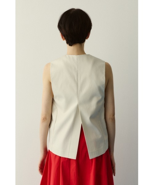 HeRIN.CYE（ヘリンドットサイ）の「Circle switch vest　　サークルスイッチベスト（ベスト・レディース・ブラック/オフホワイト・FREE）」の20枚目の写真