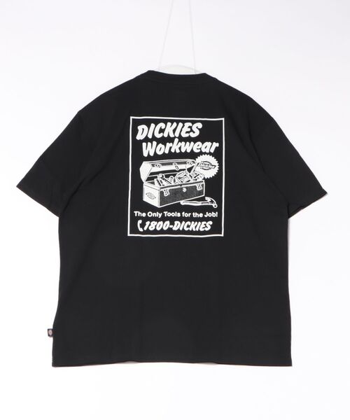 Dickies（ディッキーズ）の「Dickies/ディッキーズ ドライ リッジ Tシャツ 半袖/バックプリントTシャツ/ロゴTシャツ（Tシャツ/カットソー・メンズ・ライトグレー/ブラック・MEDIUM/LARGE/X-LARGE/SMALL）」の21枚目の写真