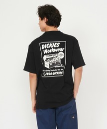 Dickies/ディッキーズ ドライ リッジ Tシャツ 半袖/バックプリントTシャツ/ロゴTシャツ
