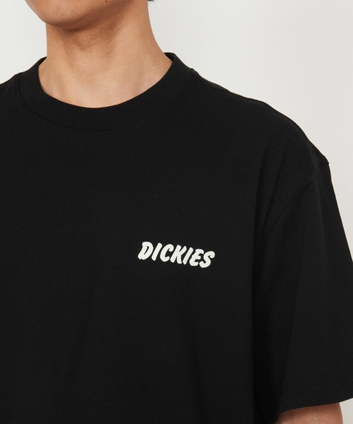 Dickies（ディッキーズ）の「Dickies/ディッキーズ ドライ リッジ Tシャツ 半袖/バックプリントTシャツ/ロゴTシャツ（Tシャツ/カットソー・メンズ・ライトグレー/ブラック・MEDIUM/LARGE/X-LARGE/SMALL）」の11枚目の写真