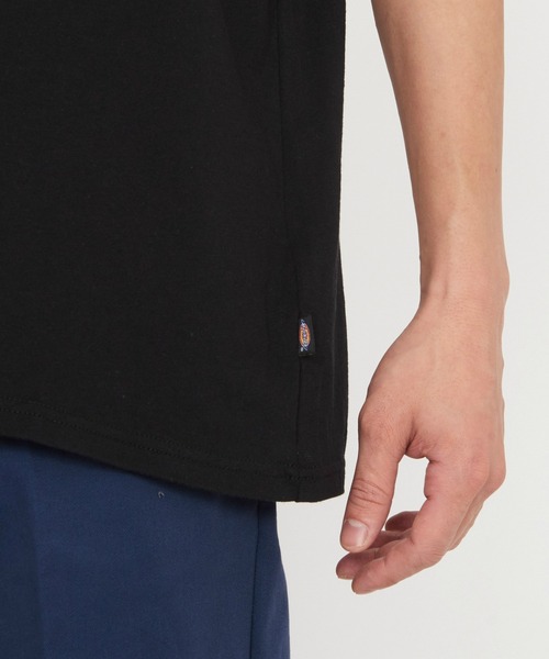 Dickies（ディッキーズ）の「Dickies/ディッキーズ ドライ リッジ Tシャツ 半袖/バックプリントTシャツ/ロゴTシャツ（Tシャツ/カットソー・メンズ・ライトグレー/ブラック・MEDIUM/LARGE/X-LARGE/SMALL）」の12枚目の写真