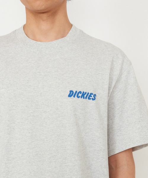 Dickies（ディッキーズ）の「Dickies/ディッキーズ ドライ リッジ Tシャツ 半袖/バックプリントTシャツ/ロゴTシャツ（Tシャツ/カットソー・メンズ・ライトグレー/ブラック・MEDIUM/LARGE/X-LARGE/SMALL）」の18枚目の写真