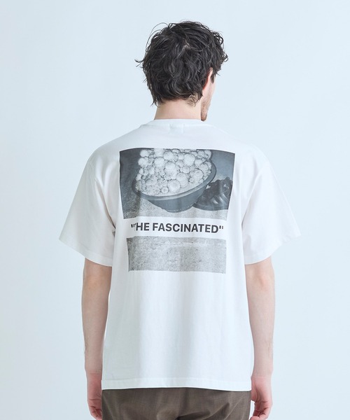 MEN'S BIGI（メンズビギ）の「【THE FASCINATED/ザ ファシネイテッド】コラボ サボテンモノクログラフィックTシャツ（Tシャツ/カットソー・メンズ・ホワイト系その他・02/03）」の3枚目の写真