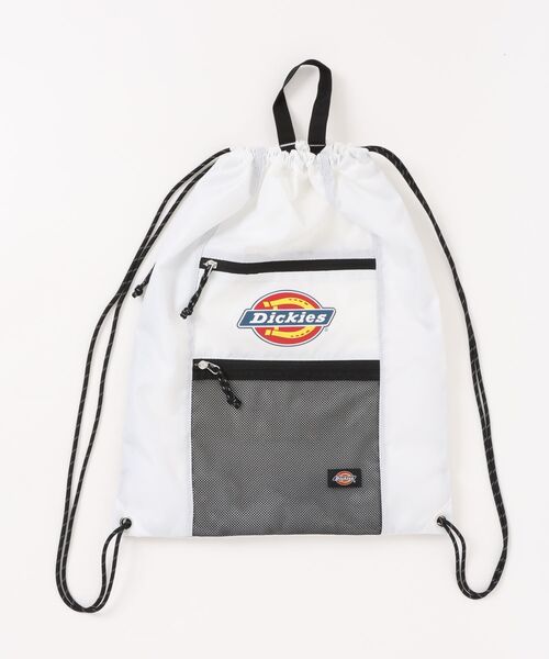 Dickies(ディッキーズ)の「【DICKIES/ディッキーズ】ロゴナップサック 巾着バッグ リュック 通学 ジム 部活 ストリート カジュアル 軽量 ユニセックス(バックパック/リュック・メンズ・ブラック/ホワイト/チャコールグレー/ブルー・FREE)」の2枚目の写真