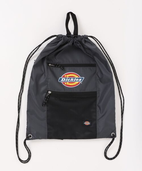 Dickies(ディッキーズ)の「【DICKIES/ディッキーズ】ロゴナップサック 巾着バッグ リュック 通学 ジム 部活 ストリート カジュアル 軽量 ユニセックス(バックパック/リュック・メンズ・ブラック/ホワイト/チャコールグレー/ブルー・FREE)」の4枚目の写真