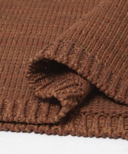 LAATO（ラート）の「knit tank top（ニット/セーター・レディース・ピンクベージュ/オフホワイト・FREE）」の4枚目の写真