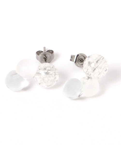 studio CLIP（スタディオクリップ）の「【daily CLIP】トリプルコンビアイスピアス（ピアス（両耳用）・レディース・その他3・FREE）」の2枚目の写真
