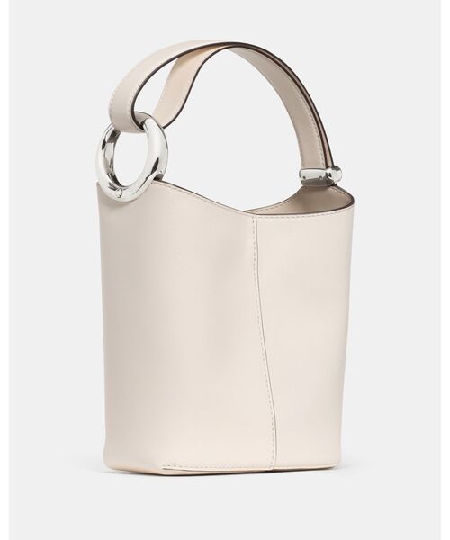 kate spade new york（ケイトスペード ニューヨーク）の「ヘイロー ファイン グレインレザー ミニ バケット（ショルダーバッグ・レディース・ベージュ・ONESIZE）」の5枚目の写真