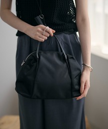 nylon combi switching boston handbag /ナイロンコンビ切替ボストンハンドバッグ