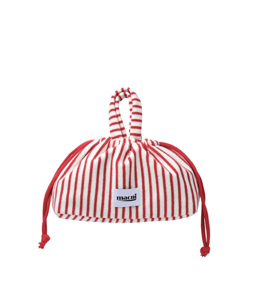 MACNI（マクニ）の「TERRY STRING PUFFY BAG RED（トートバッグ・レディース・レッド・FREE）」の2枚目の写真