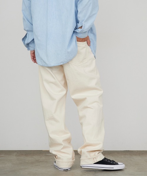 orSlow（オアスロウ）の「orslow/オアスロウ GRAND DAD'S FIT DENIM PANTS ワイドストレート クラシック ヴィンテージ デニムパンツ 日本製 2026年春夏（その他パンツ・メンズ・アイボリー・2/3/4）」の7枚目の写真