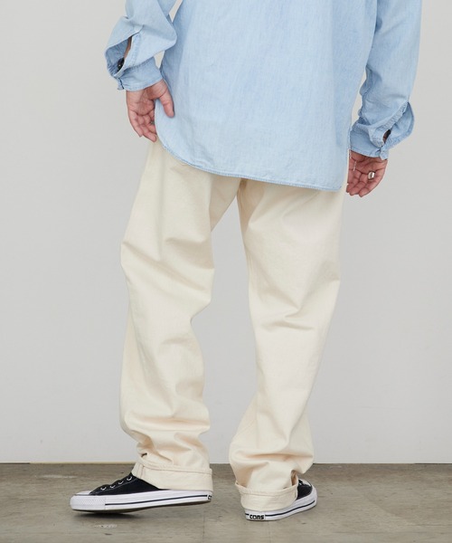 orSlow（オアスロウ）の「orslow/オアスロウ GRAND DAD'S FIT DENIM PANTS ワイドストレート クラシック ヴィンテージ デニムパンツ 日本製 2026年春夏（その他パンツ・メンズ・アイボリー・2/3/4）」の8枚目の写真