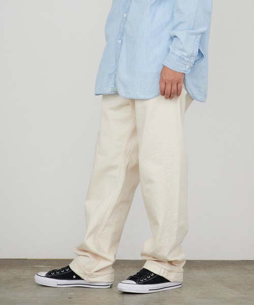 orSlow（オアスロウ）の「orslow/オアスロウ GRAND DAD'S FIT DENIM PANTS ワイドストレート クラシック ヴィンテージ デニムパンツ 日本製 2026年春夏（その他パンツ・メンズ・アイボリー・2/3/4）」の6枚目の写真