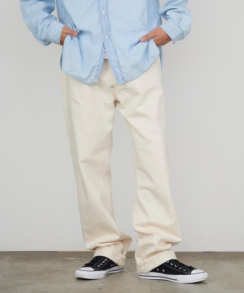 orSlow（オアスロウ）の「orslow/オアスロウ GRAND DAD'S FIT DENIM PANTS ワイドストレート クラシック ヴィンテージ デニムパンツ 日本製 2026年春夏（その他パンツ・メンズ・アイボリー・2/3/4）」の5枚目の写真