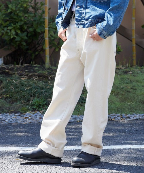 orSlow（オアスロウ）の「orslow/オアスロウ GRAND DAD'S FIT DENIM PANTS ワイドストレート クラシック ヴィンテージ デニムパンツ 日本製 2026年春夏（その他パンツ・メンズ・アイボリー・2/3/4）」の10枚目の写真