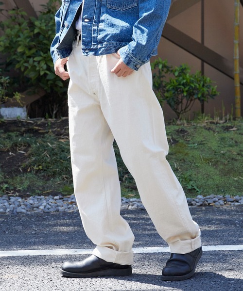 orSlow（オアスロウ）の「orslow/オアスロウ GRAND DAD'S FIT DENIM PANTS ワイドストレート クラシック ヴィンテージ デニムパンツ 日本製 2026年春夏（その他パンツ・メンズ・アイボリー・2/3/4）」の11枚目の写真