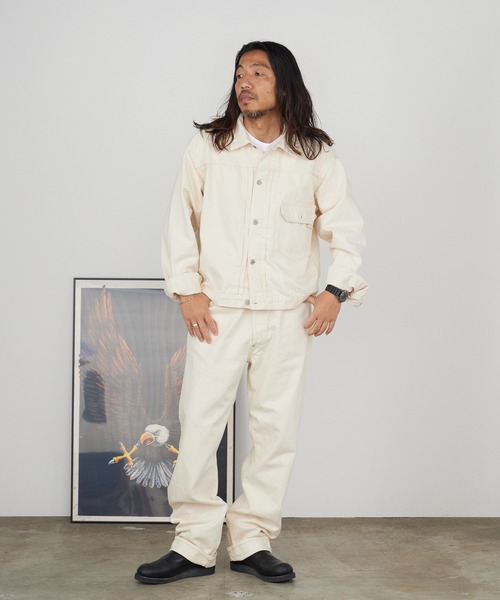 orSlow（オアスロウ）の「orslow/オアスロウ GRAND DAD'S FIT DENIM PANTS ワイドストレート クラシック ヴィンテージ デニムパンツ 日本製 2026年春夏（その他パンツ・メンズ・アイボリー・2/3/4）」の18枚目の写真