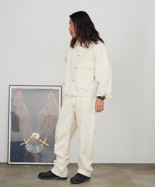 orSlow（オアスロウ）の「orslow/オアスロウ GRAND DAD'S FIT DENIM PANTS ワイドストレート クラシック ヴィンテージ デニムパンツ 日本製 2026年春夏（その他パンツ・メンズ・アイボリー・2/3/4）」の19枚目の写真