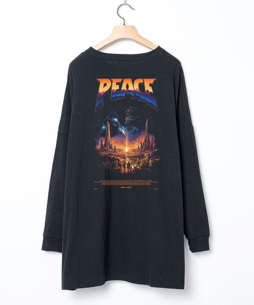 STOF(ストフ)の「PEACE MAKER L/S Tee(Tシャツ/カットソー・メンズ・ブラック・M/S)」の5枚目の写真