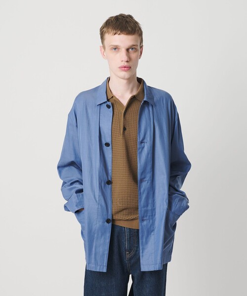 MONKEY TIME(モンキータイム)の「シアー ニット ポロシャツ(ポロシャツ・メンズ・ターコイズブルー/ブラウン/ブラック・S/XL/L/M)」の14枚目の写真
