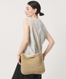 BEAUTY&YOUTH UNITED ARROWS | ペーパー スクエア レザーハンドル ショルダーバッグ 2WAY(かごバッグ)