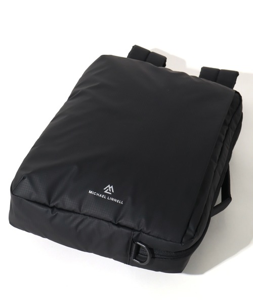 MICHAEL LINNELL(マイケル リンネル)の「【MICHAEL LINNELL/マイケルリンネル】Slim 3-Way Bag/スリム 3way バック バックパック(容量:約8L)(バックパック/リュック・レディース・ブラック・FREE)」の6枚目の写真