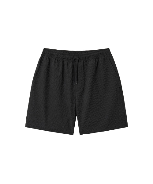 YALE(イェール)の「シアサッカー チェック ショーツ_ブラック(その他パンツ・レディース・その他・SMALL/MEDIUM/LARGE/X-LARGE)」の2枚目の写真