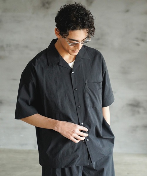 ストレッチ・吸水速乾・接触冷感】FLOWNEXシャツ（シャツ/ブラウス