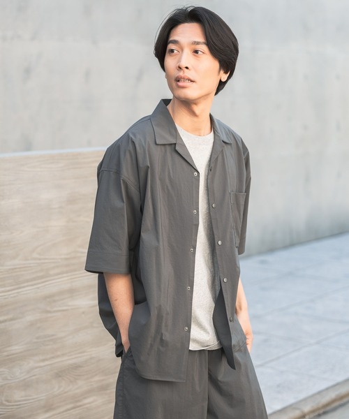 BAYFLOW(ベイフロー)の「【ストレッチ・吸水速乾・接触冷感】FLOWNEXシャツ(シャツ/ブラウス・メンズ・ブラック/グレー/その他2/その他1・LARGE/MEDIUM)」の7枚目の写真