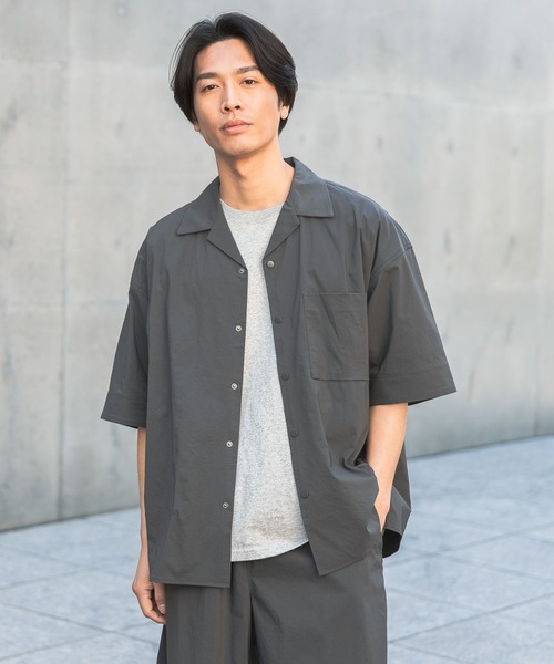 BAYFLOW(ベイフロー)の「【ストレッチ・吸水速乾・接触冷感】FLOWNEXシャツ(シャツ/ブラウス・メンズ・ブラック/グレー/その他2/その他1・LARGE/MEDIUM)」の8枚目の写真