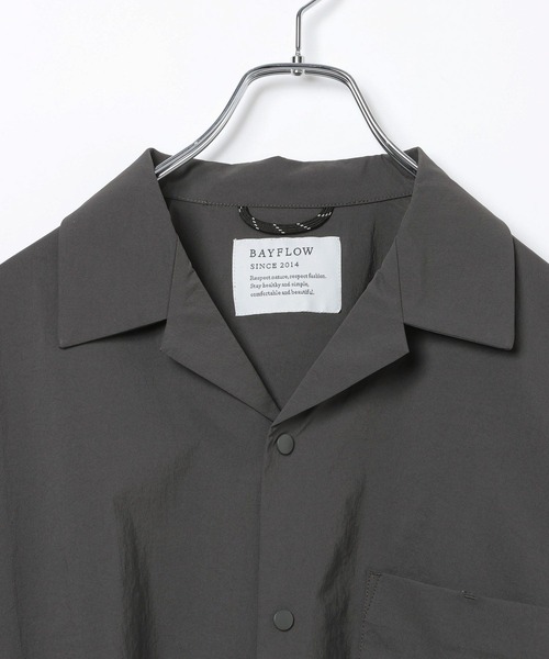BAYFLOW(ベイフロー)の「【ストレッチ・吸水速乾・接触冷感】FLOWNEXシャツ(シャツ/ブラウス・メンズ・ブラック/グレー/その他2/その他1・LARGE/MEDIUM)」の22枚目の写真