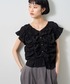 NOGLE（ノグル）の「【NOGLE/ノグル】2wayフリルギャザーブラウス（Tシャツ/カットソー・FREE）」