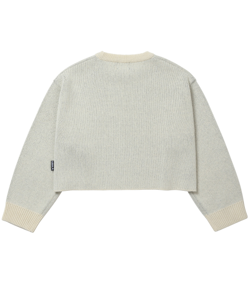 AJOBYAJO（アジョバイアジョ）の「[PBA] Total Logo Cropped Sweater [IVORY]（ニット/セーター・メンズ・その他・SMALL/MEDIUM/LARGE）」の3枚目の写真