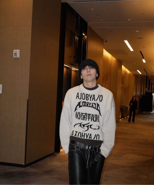 AJOBYAJO（アジョバイアジョ）の「[PBA] Total Logo Cropped Sweater [IVORY]（ニット/セーター・メンズ・その他・SMALL/MEDIUM/LARGE）」の10枚目の写真